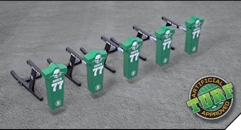 Images of 5 man sled donated by Orlando Predators