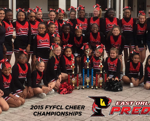 2015 East Orlando Junior Predators Cheerleaders