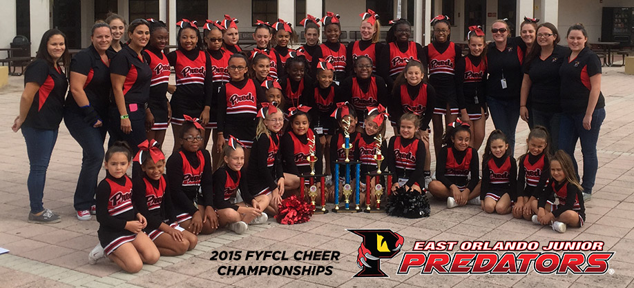 Presenting Your EOJP 12u FYFCL Youth Cheerleading Champions