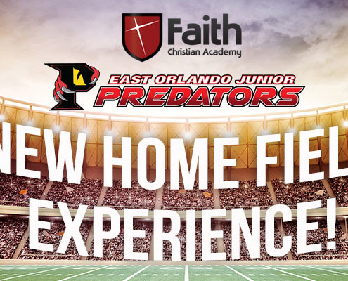 East Orlando Junior Predators and FCA combine to build new home field experience