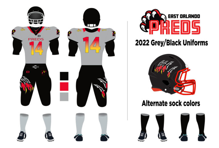 2022 Preds Football Uniforms Unveiled East Orlando Preds